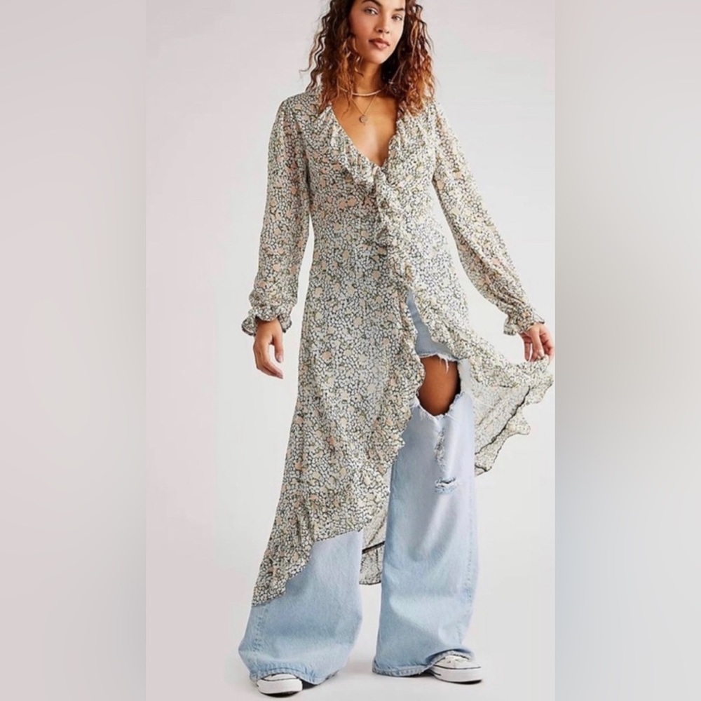 50. NWT Free People Gigi Printed Maxi